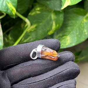 Natural Tourmaline Silver Pendant Raw, Handmade Pendant for Women, Tourmaline Raw Gemstone Jewelry, Gift for her, Celebration Gift