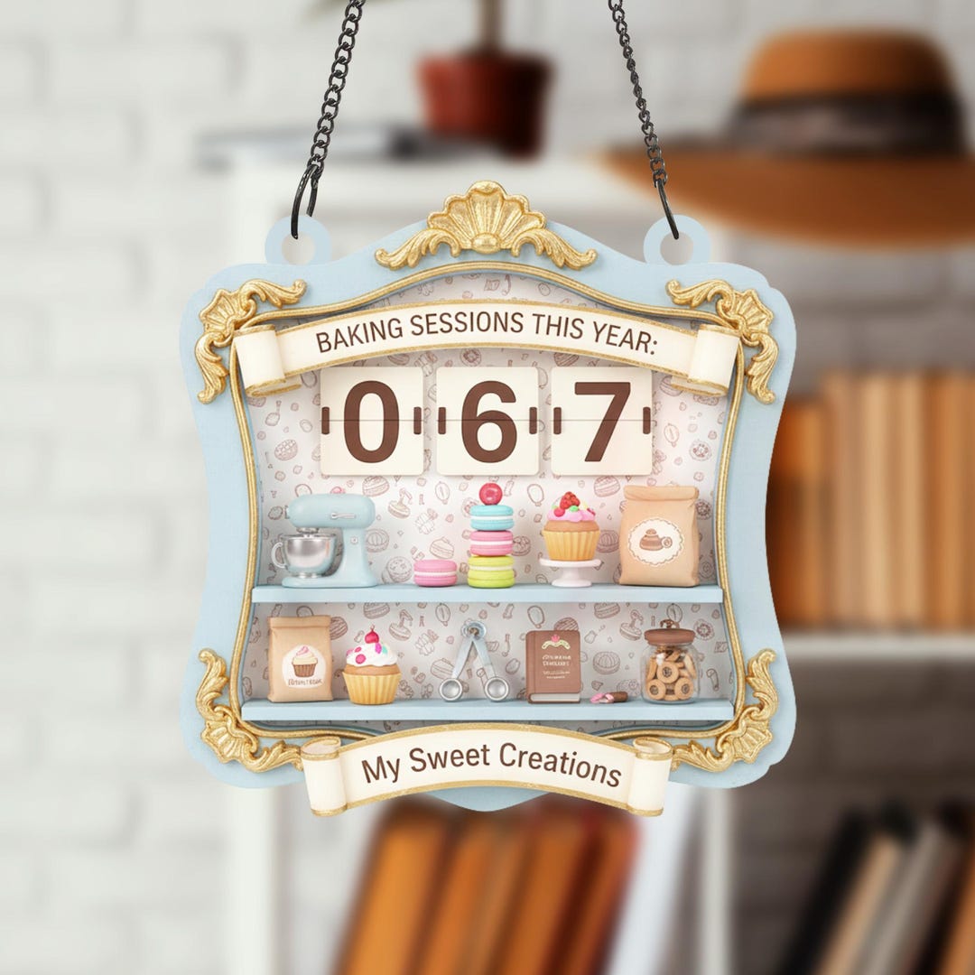 Baking Sessions This Year Wooden Sign, Baking Counter Board, Kitchen ...