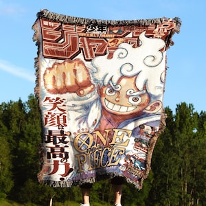 Anime blanket tapestry wall decor, Blanket anime rug embroidered throw