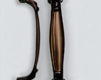 Door handle house Brass Leaf unique Design Handle 1 Pair