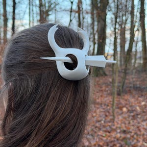 Hollow Knight Hair Pin - 3D Printed Hair Accessory image 11