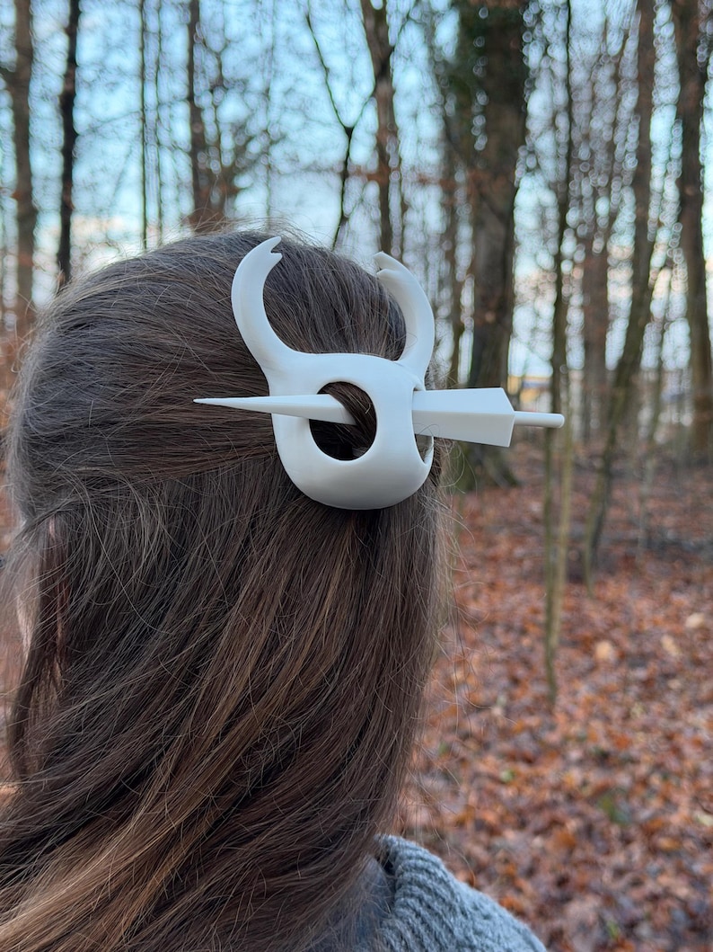 Hollow Knight Hair Pin - 3D Printed Hair Accessory image 11