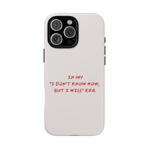 Empowering Phone Case Motivational Smartphone Cover Inspirational Gift Quote That Girl iPhone Case