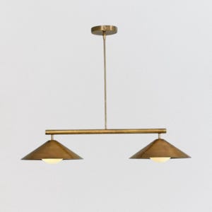 Mid Century Modern Sputnik Chandelier | 18-Light Brass Starburst Ceiling Light Fixture | Custom Drop Rod | Handmade Retro Lighting