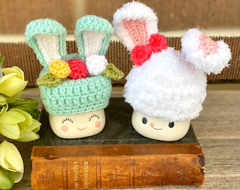 Sweet little Easter Bunny Marshmallow Mug Hats!