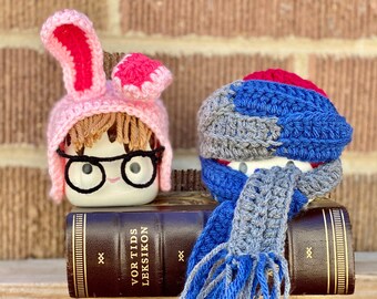 A Christmas Story Ralphie and Randy Marshmallow Mug Hats!