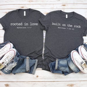 Christian Couple Shirts,Matching Religious Shirts,Couples Matching Shirts,Couple Shirts,Husband and Wife Shirt,couple outfit,Newlywed Shirts