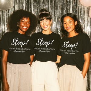 Funny adult sleepover shirts,sleepover girls shirt,slumber party shirts,matching sleepover shirts,matching sleepover gifts,Pajama Party Tees
