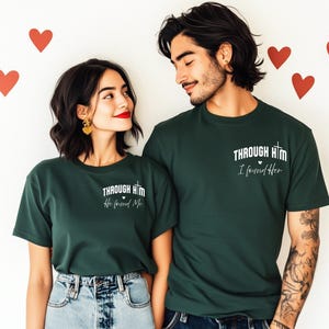 Christian Couple Shirts,Matching Religious Shirts,Couples Matching Shirts,Couple Shirts,Husband and Wife Shirt,couple outfit,Newlywed Shirts
