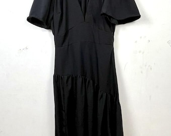 Handmade Viscose Solid Dress | Boho Midi Dress | Ethnic Print Summer | Sustainable Artisan