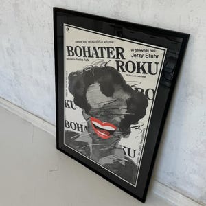 Vintage Polish Poster - vintage poster in a stylish frame, Waldemar Świerzy, unique design