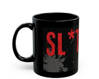 SL*T definition text mug | Black Mug