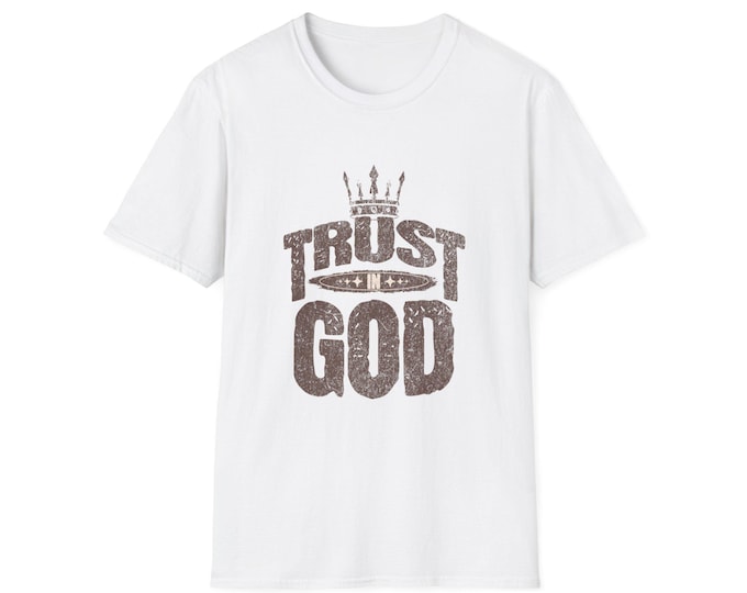 Featured listing image: Unisex Inspirational Trust in God T-Shirt