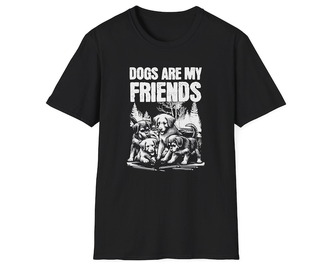 Featured listing image: Dog Lovers T-Shirt, Softstyle Unisex Tee