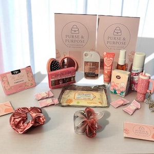Desk to Drinks Essentials Kit | Glam on the go self care kit | Purse & Purpose