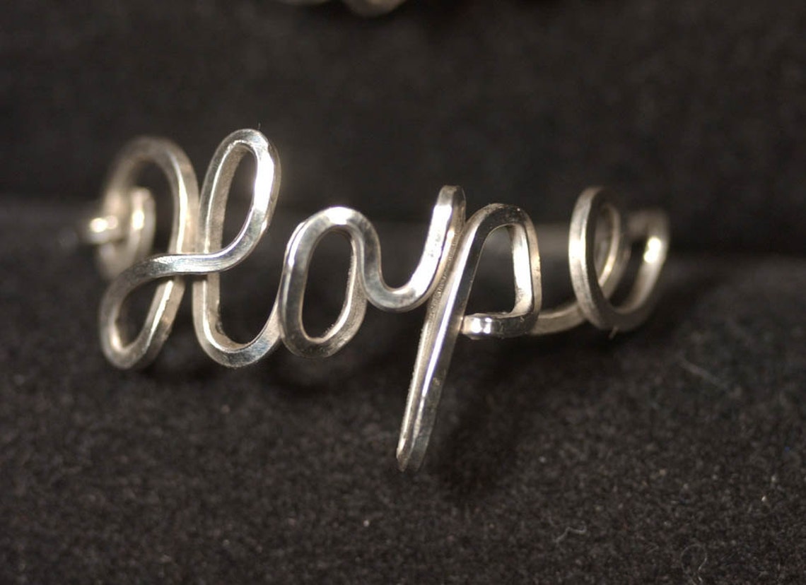 Hope Ring in Sterling Silver Etsy