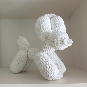 Crochet Balloon Dog Pattern - Amigurumi Animal PDF | Yarn Toy | Sculpture | Plush Pattern | DIY | Beginner Friendly