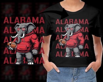 Elephant Football PNG | Cool Elephant Mascot Clipart | American Football Sublimation Design | Digital Download