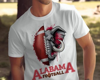 Elephant Football PNG: elephant football design, Game Day Design (Digital Download)