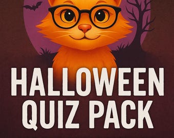 Halloween Quiz Pack: 100 Printable Trivia Questions (PDF Download)