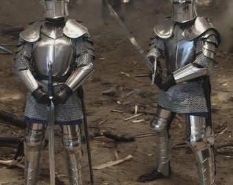Full Body Barbuta Armor | Masterpiece of Medieval Protection | Knight Full Plate Armor for Cosplay & LARP Costume