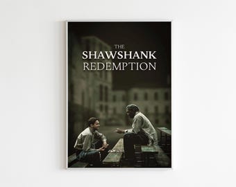 Plakat filmowy „Skazani na Shawshank”: minimalistyczny wydruk artystyczny
