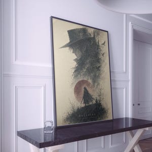 Hellsing Anime Poster: Minimalist Manga Art Print