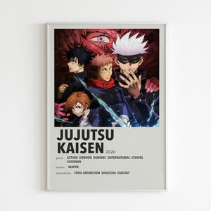 Jujutsu Kaisen Poster | Jujutsu Kaisen Print | Anime Poster | Anime Print | Minimalist Poster | Flexible Sizes