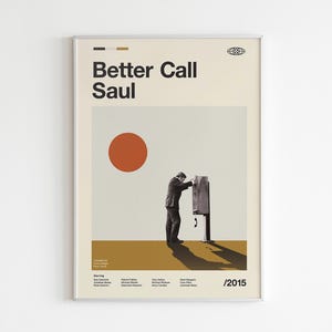 Better Call Saul Poster | Better Call Saul Print | Premium Poster | Smooth Print | Minimalist Poster | Flexible Sizes