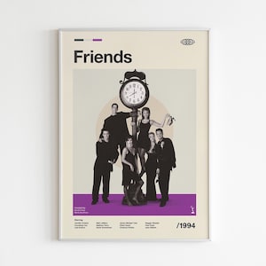 Friends Poster | Friends Print | Premium Poster | Smooth Print | Minimalist Poster | Flexible Sizes