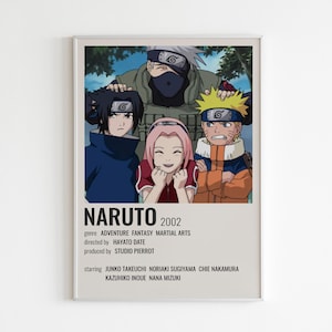 Naruto Anime Poster: Minimalist Art Print, Flexible Sizes