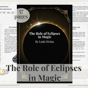 Eclipse Magic Guide — Lunar and Solar Eclipses, Astrology, Symbolism & Ritual Practice (PDF)