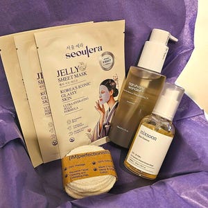 Luxury Korean Skincare Gift Set – Complete Glassy Skin Pamper Box, Deluxe K-Beauty Routine, Self-Care Kit, Birthday Present