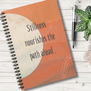 Quote Lover Spiral Notebook, Daily Journal, Aesthetic Journaling, Motivational Gift, Student Supplies, Writing Journal, Mindfulness Notebook