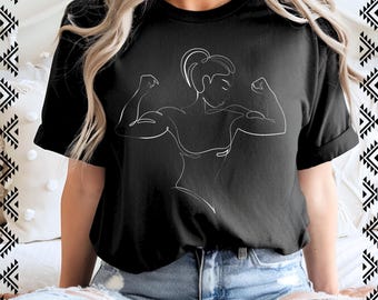 Empowerment Fitness Tee: Bella+Canvas Woman's Workout Shirt