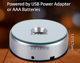 LED Rotating Display Stand with Color Changing Lights