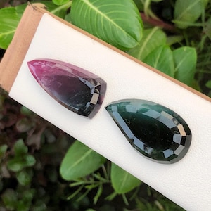 Afghan Tourmaline Rosecuts which are Natural Multi-Colored Rosecut Gemstones for Jewelry Making