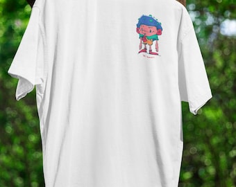 Sudadera rosa pastel con estampado "Sé tú mismo": un jersey artístico y divertido