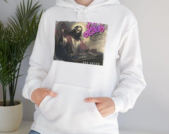 Sudadera con capucha de vinilo de DJ Jesús: ropa cristiana para amantes de la música