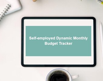 Dynamiczny miesięczny tracker budżetu dla osób samozatrudnionych — Arkusze Google