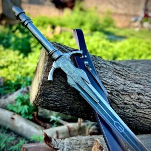 Espada Artorias de Dark Souls / Espada de fantasía hecha a mano con vaina de cuero / Regalo para jugadores, cosplay y exhibición coleccionable