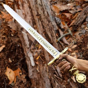 Handgeschmiedetes Langschwert aus Edelstahl im Excalibur-Stil