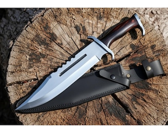 ランボーIVナイフ/ランボー4ナイフ/包丁/長さ13インチの刃の手鍛造