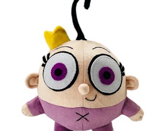 Handgemaakte cartoonfee knuffel, zachte kawaii gevulde karakterpop