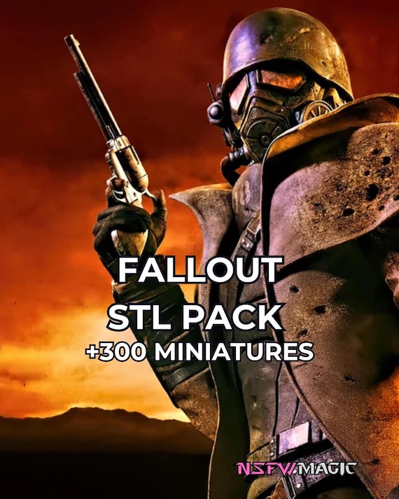 FALLOUT STL PACK | 300+ Printable Miniatures