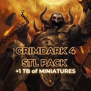Grimdark STL Pack 4 | +1 TB of Miniatures | Google Drive