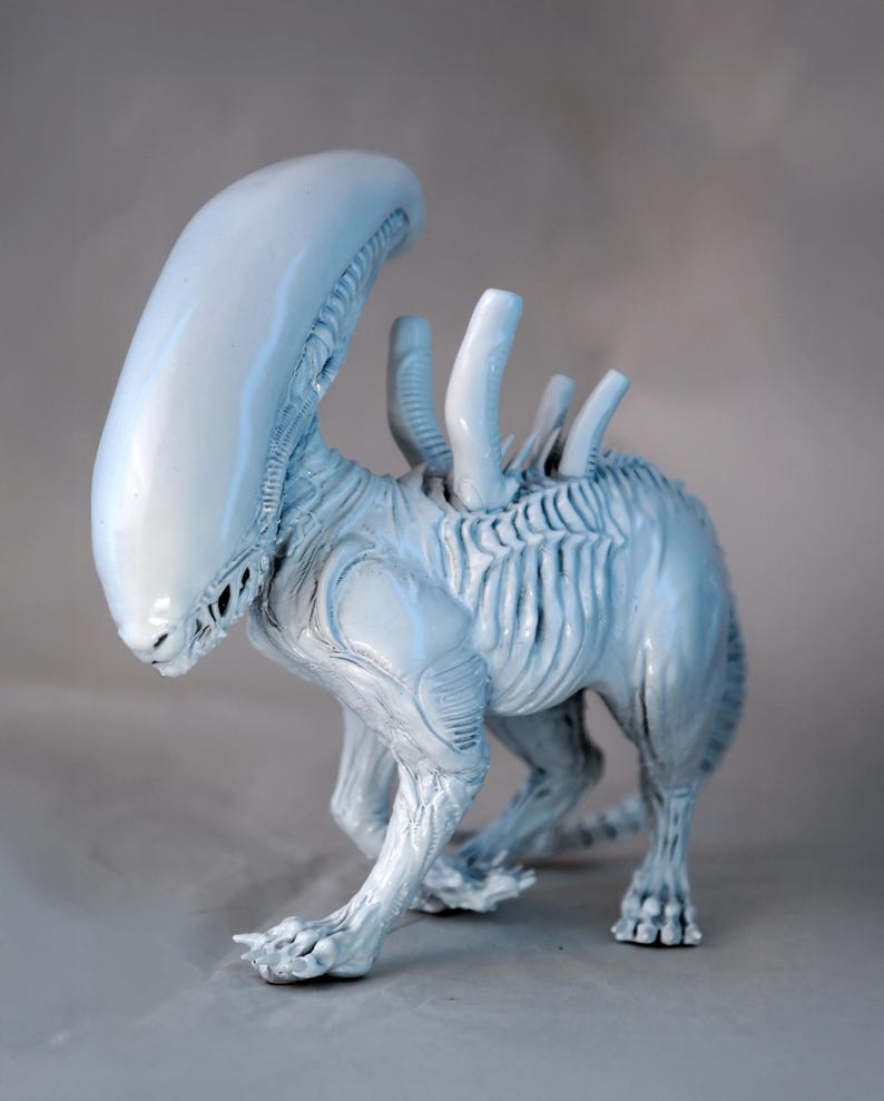 Xenocat - Alien Cat Sculpture for Fans of Space Horror and Sci-fi - Etsy