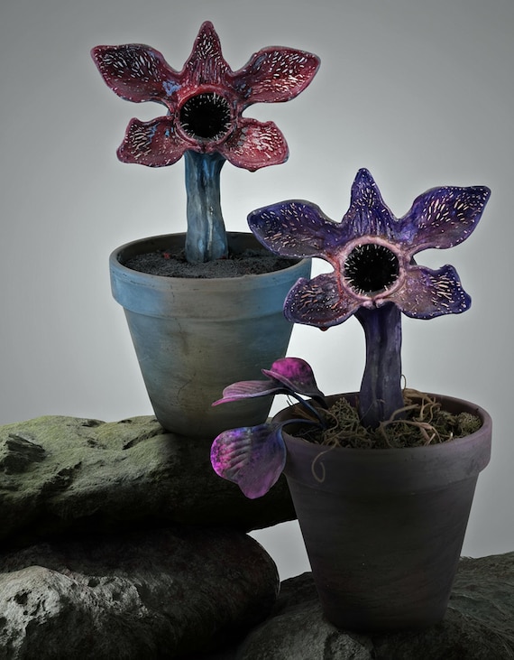 Florg – the Angry Alien Flower Figurine | Desk Decor Gift - Etsy