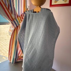 Muslin Hooded Kids Poncho – Handmade Toddler Beach Cover Up, Soft Baby Cape for Bath, Pool, Travel & Everyday Use