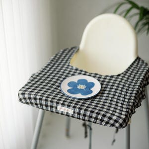 Feeding Chair Cover for Solids Mom | Elastic Fit Baby Mat | Reusable High Chair Liner | Eco-Friendly Toddler Dining Essential |